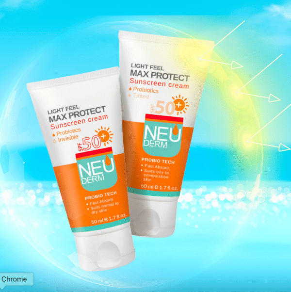 Neuderm Light Feel Max Protect Sunscreen Cream SPF 50 - Image 2