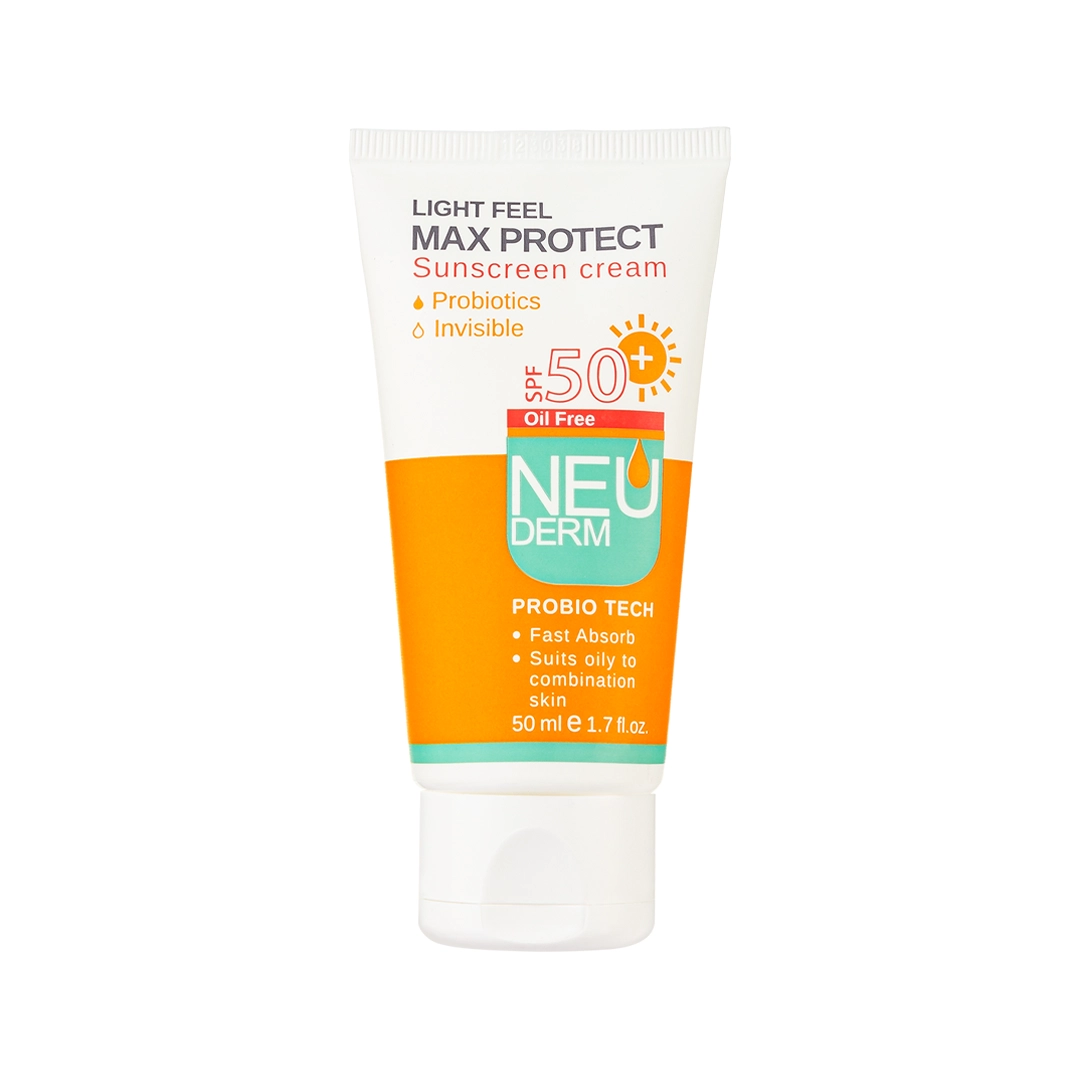 Neuderm Light Feel Max Protect Sunscreen Cream SPF 50 (Oil Free)